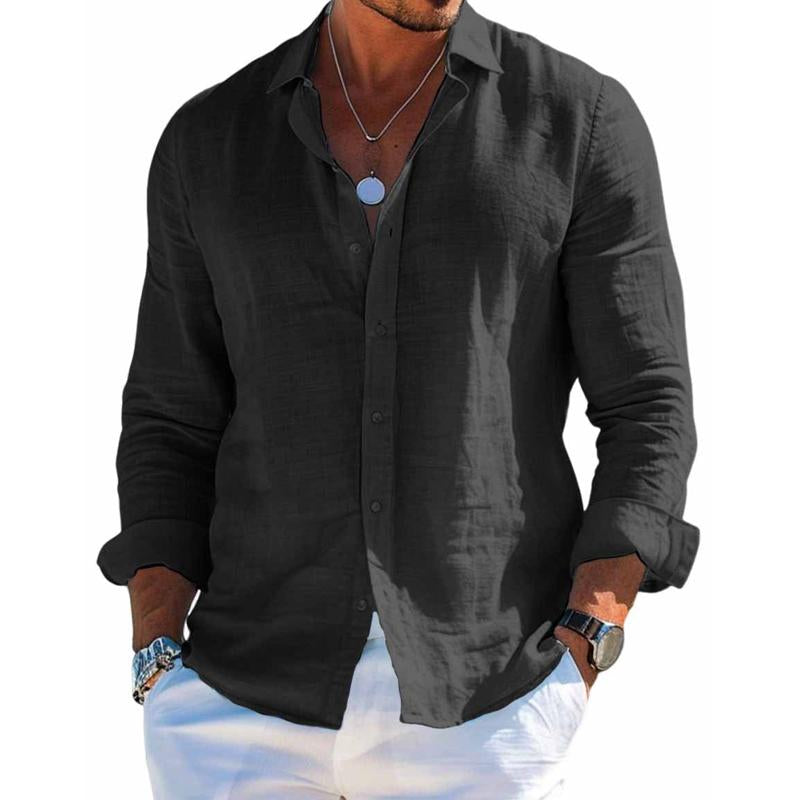 Noah | Men's Linen Button-Down Shirt