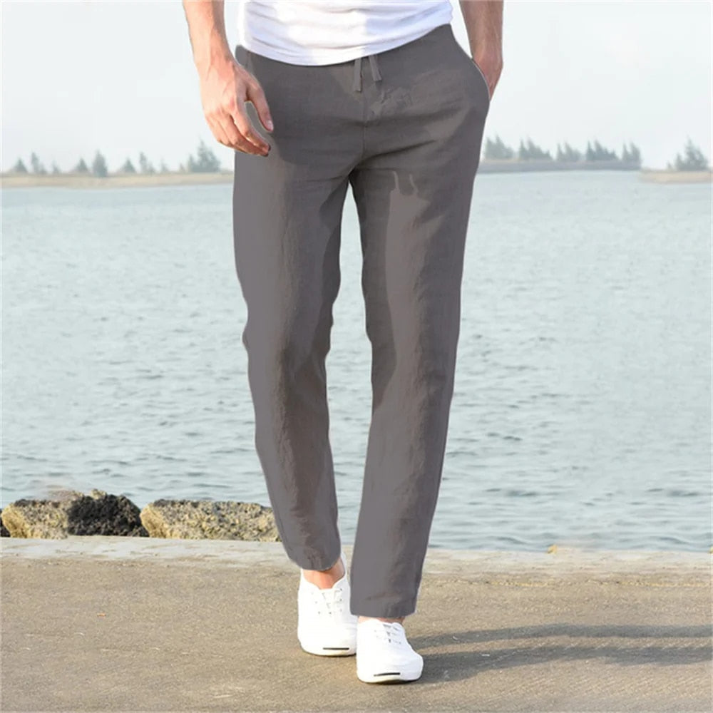 Felix | Men's Drawstring Linen Trousers