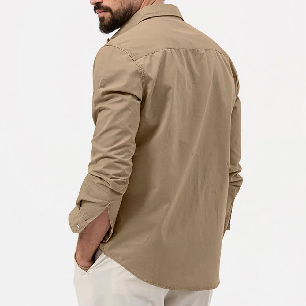 Blake | Men's Tactical Double Pocket Cargo Shirt
