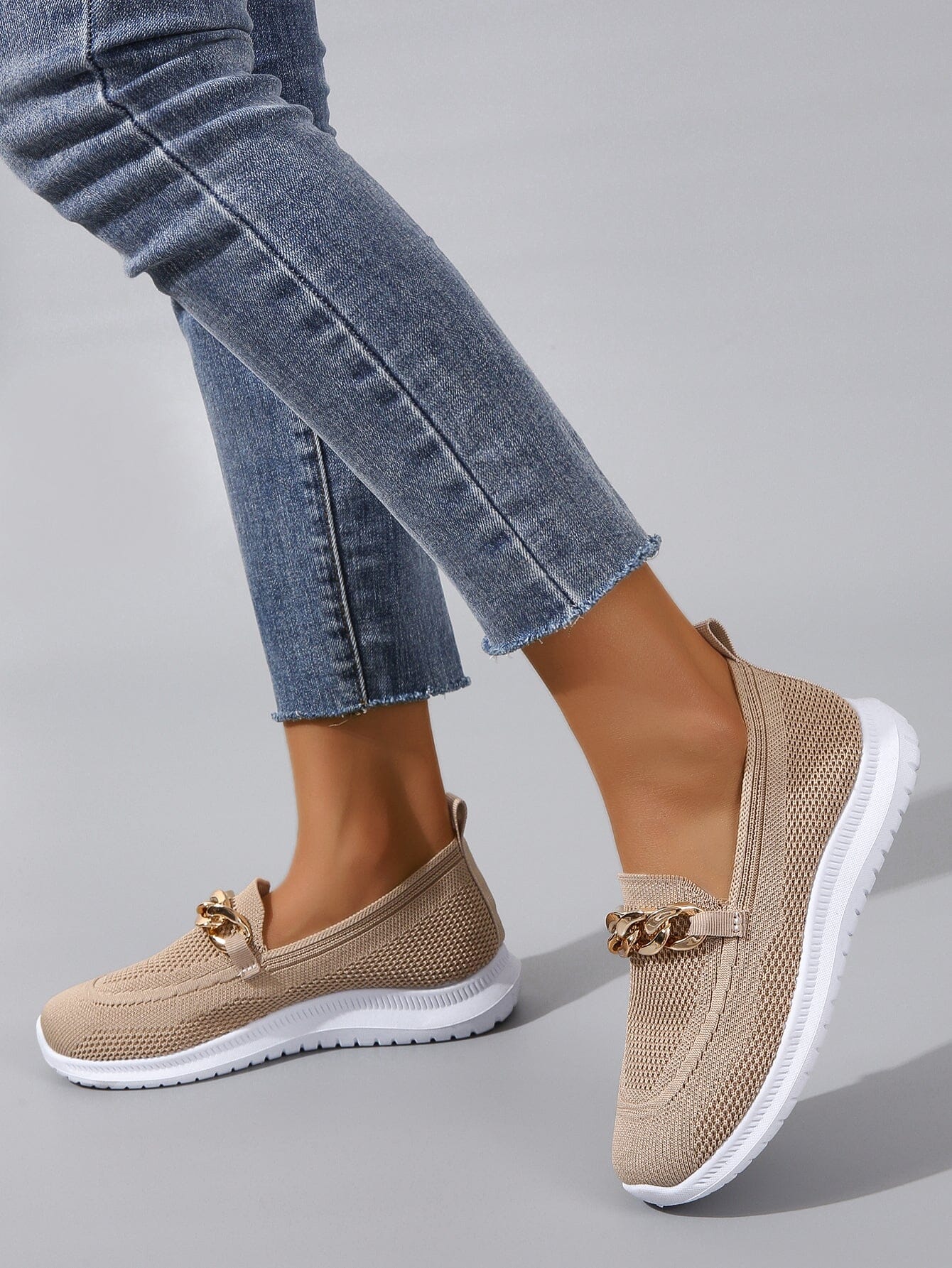 Ava | Women's Knit Slip On Casual Loafers
