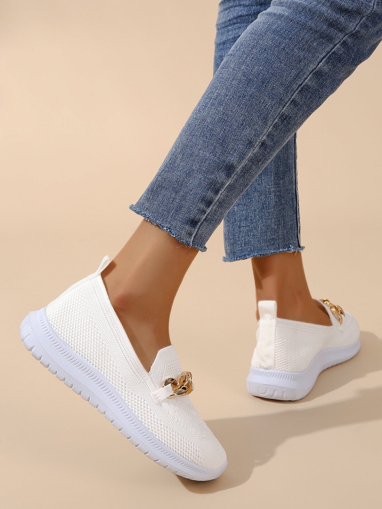 Ava | Women's Knit Slip On Casual Loafers