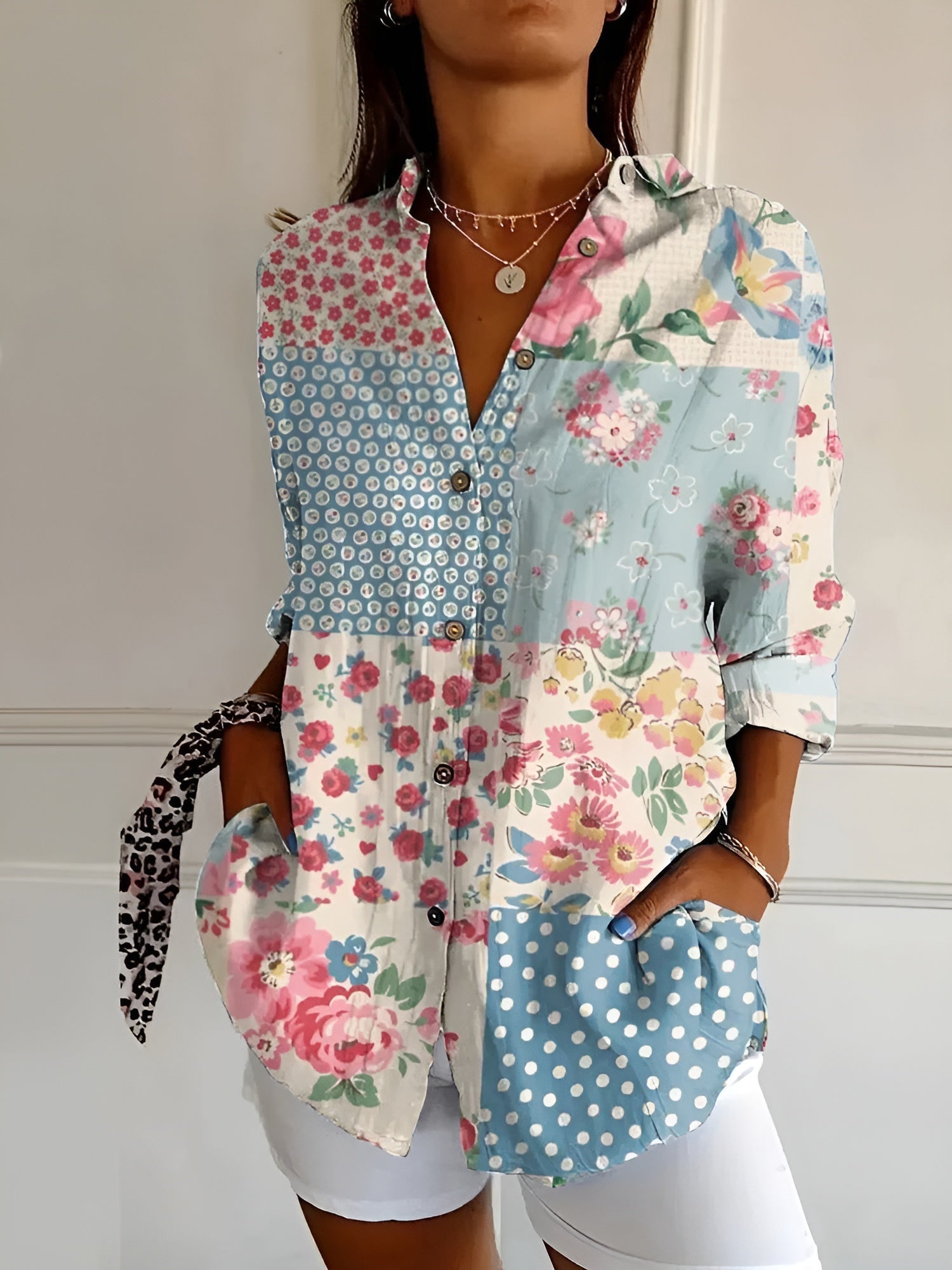 Emma | Women's Relaxed Long Sleeve Button Shirt