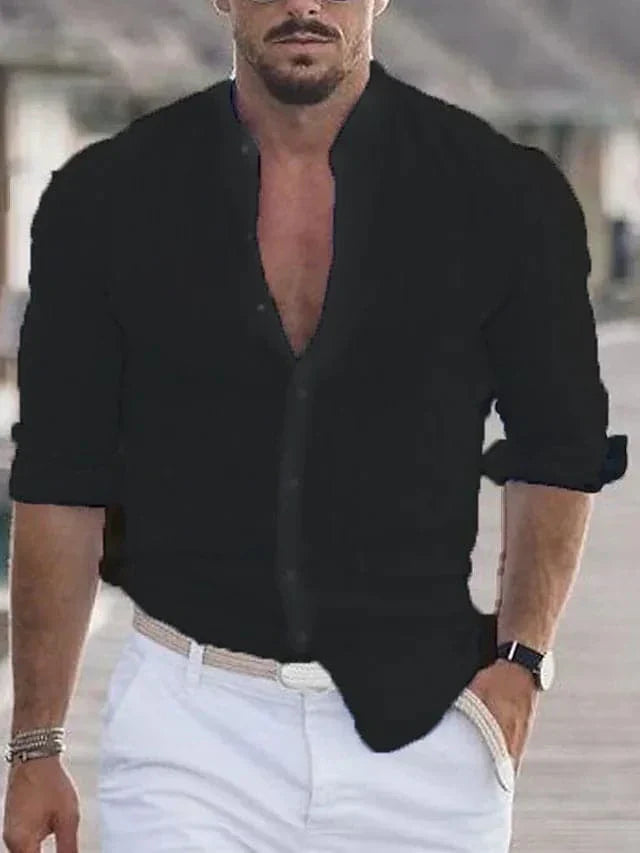 Noah | Men's Linen Button-Down Shirt