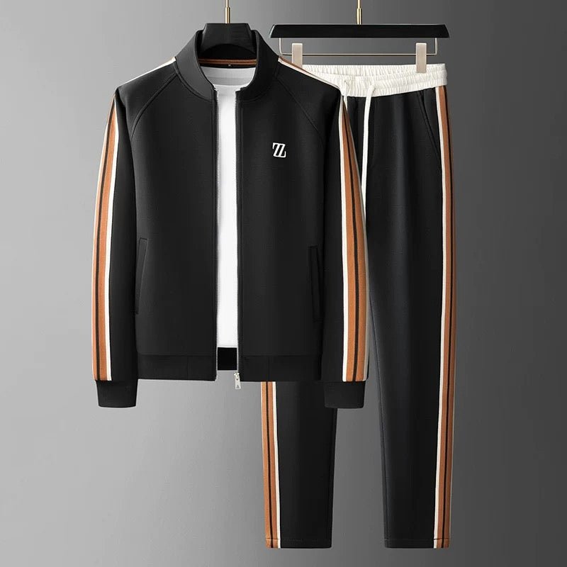 Liam | Men's Slim Fit Zipper Tracksuit Set